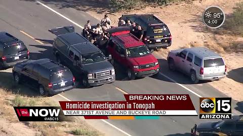 Homicide investigation underway in Tonopah