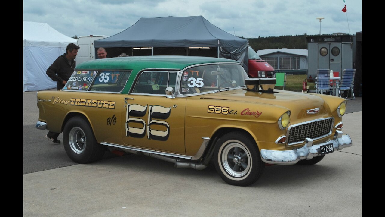 Vintage dragracing -Kjula- Sweden -Aug -19