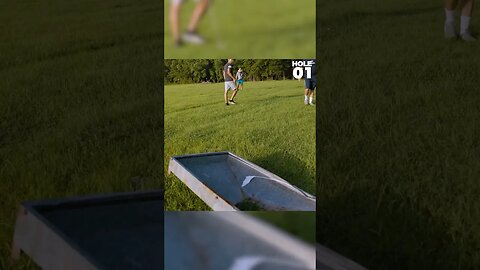 #shorts AMAZING GOLF COMEBACK | CHOCKING AWAY THE LEAD IN REDNECK GOLF | GARDEN GOLF | REDNECK GOLF