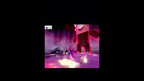 Pokémon Sword - Dynamax Bewear Used Darkest Lariat!