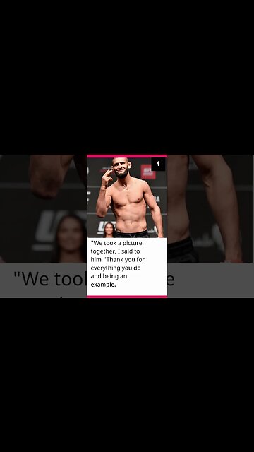 Wolves also cry; a cheerleader from the sanctuary touched Khamzat Chimaev