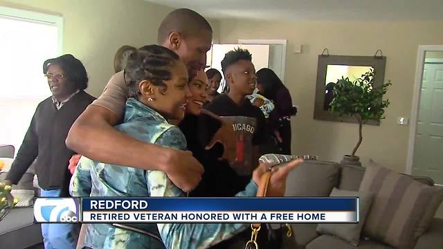 Retired US Army Sergeant from Detroit receives mortgage-free home