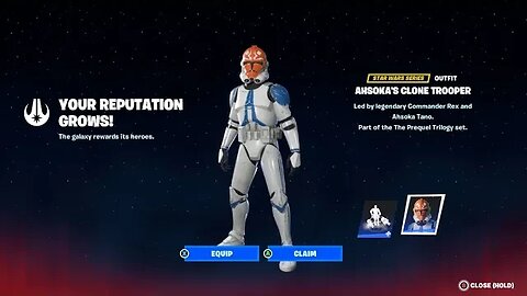 Complete 5 Fall of the Republic Quests in 1 Game & Unlock LIL PODRACER Emote & AHSOKAS CLONE TROOPER