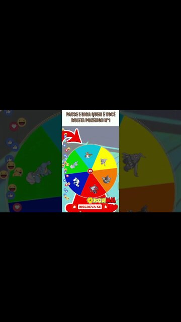 PAUSE E DIGA QUEM É VOCÊ ROLETA POKÉMON Nº1 #shorts