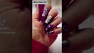 new nail art #mehsimcreations #nails #ytshorts #nailart #nailpolish #shortsfeed #youtubeshorts