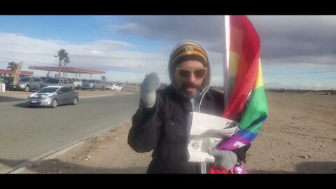 breaking the legacy media narrative at the people's convoy kickoff in Adelanto