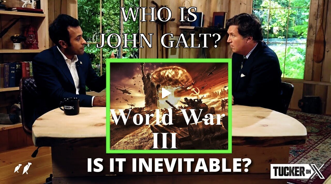 Tucker on X (Ep. 31) W/ VIVEK RASASWAMY- | How to avoid World War III. TY John Galt