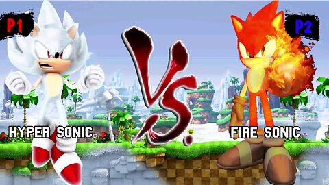 Hyper Sonic VS Fire Sonic I Sonic Mugen