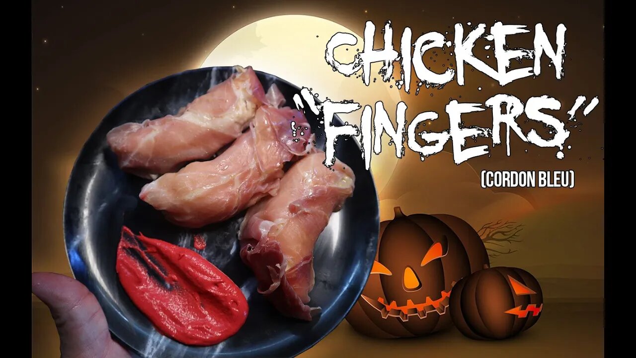 Spooky Chicken "Fingers" | Cordon Bleu