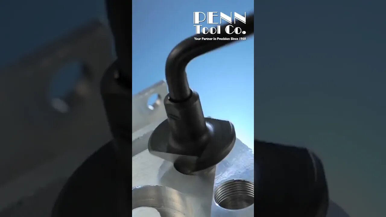 Continuous rotation of countersink enables very fast chamfering