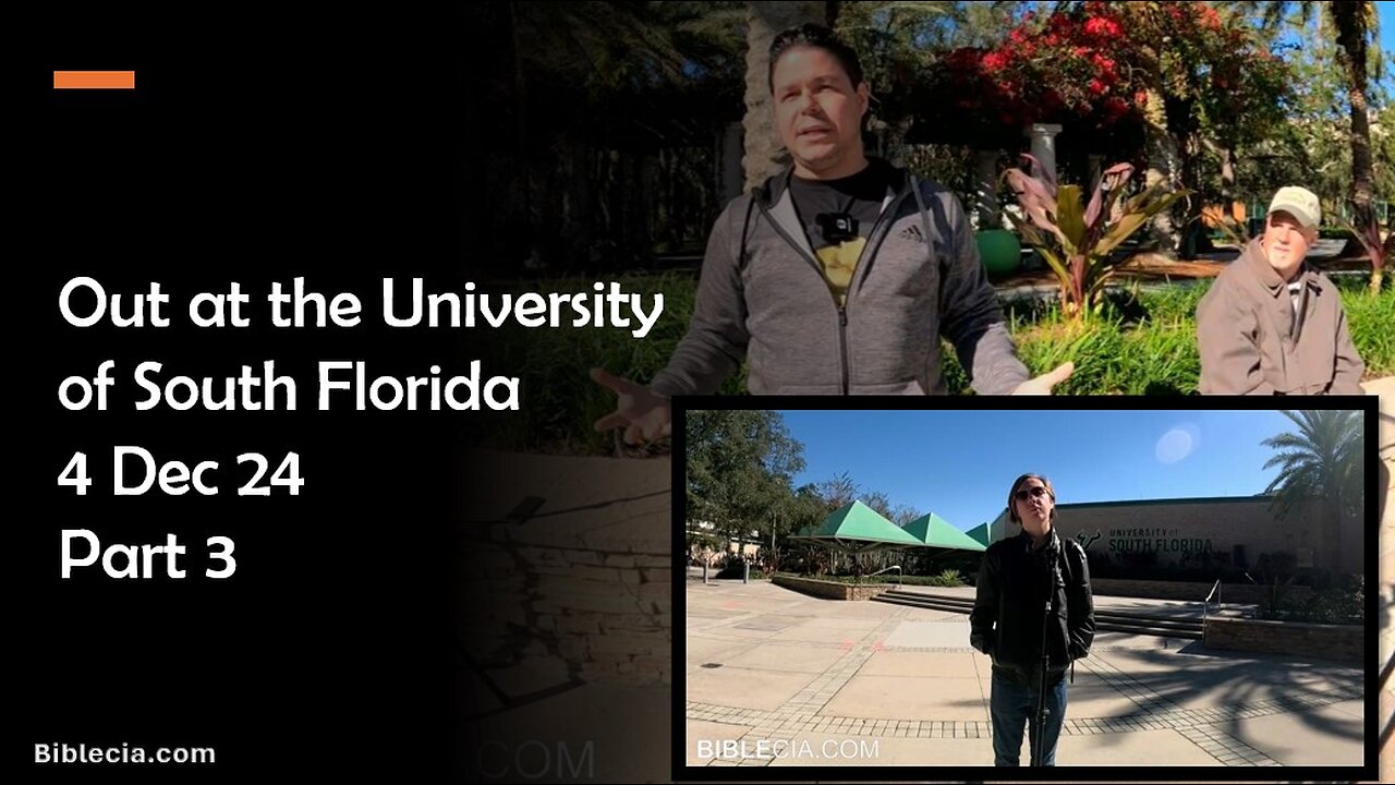 Out at the University of South Florida. 4 Dec 24. Part 13