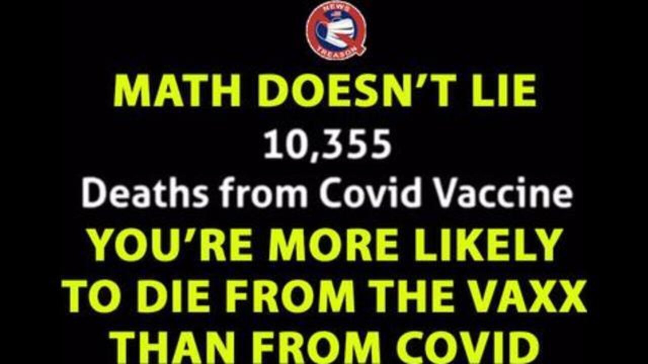 Math Doesn't Lie - Brilliant Analysis Shows You're More Likely to Die From The Vaxx Than COVID