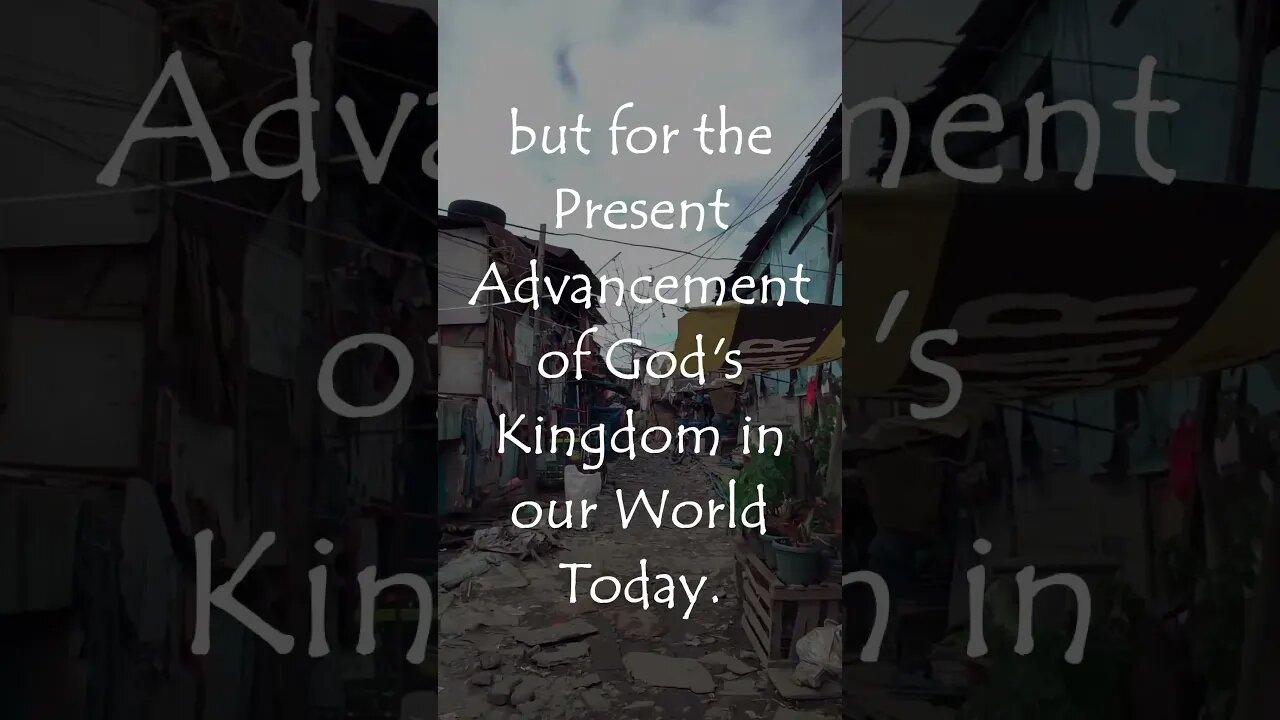 Live a Kingdom Life (NOT NOW, but when Jesus comes!)