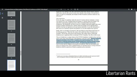Lockdowns Are Disastrous. New Study Proves Us Right. Again.