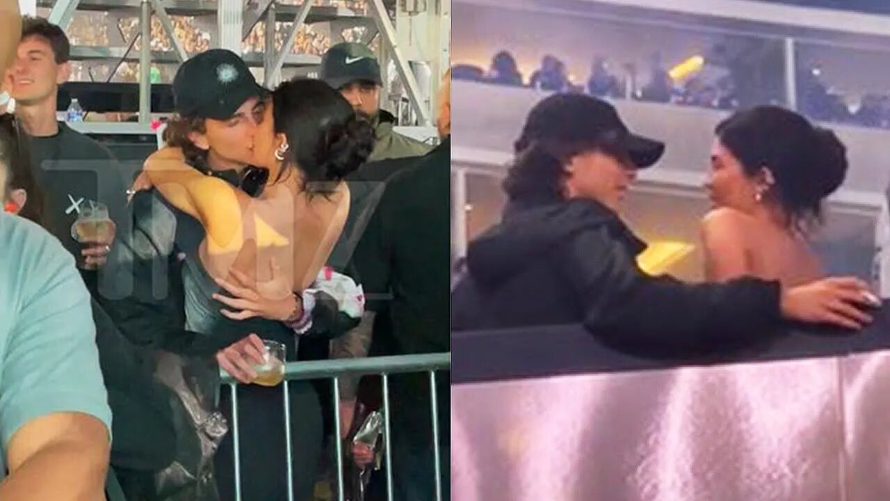 Kylie Jenner & Timothée Chalamet PDA at Beyoncé concert