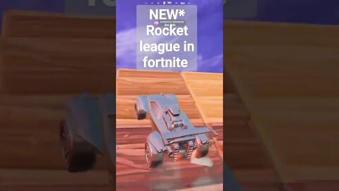The *NEW* Rocket League Car in Fortnite ! #rocketleague #shorts #fortnite