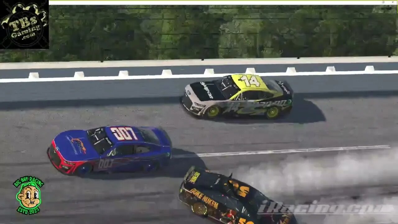 Sore Looser Richie Taking me out intentionally after the race was over