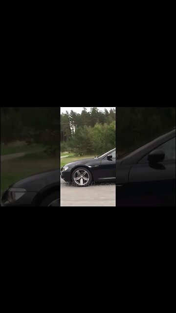 BMW M6 V10 (ECU and exhaust) vs Nissan GTR 550 HP stock #bmwm6 #m6v10 #nissangtr #gtrr35 #gtr #v10