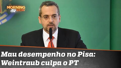 Abraham Weintraub culpa o PT por mau desempenho do Brasil em avaliação de estudantes