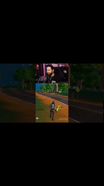 1ST TIME USING LIGHT SABER! ☠️#fornite #starwars #lightsaber #funny