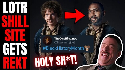 Amazon Lord Of The Rings Shill Site ROASTED For Sharing Fake Race Swapped Image In Virtue Signal