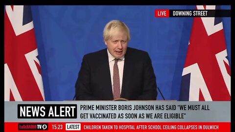 Boris : Fully Vaccinated Are The New Unvaccinated