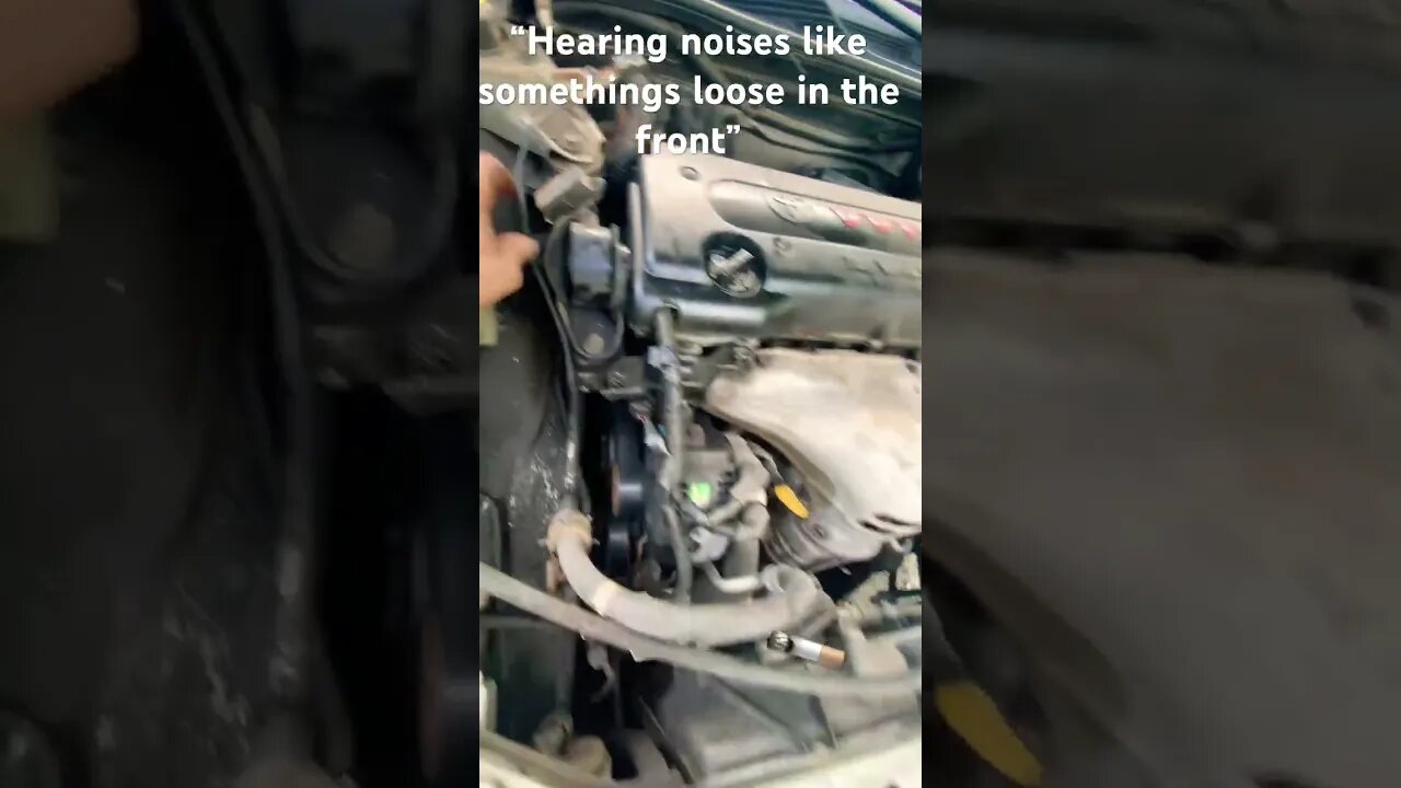 “Somethings loose in the front”