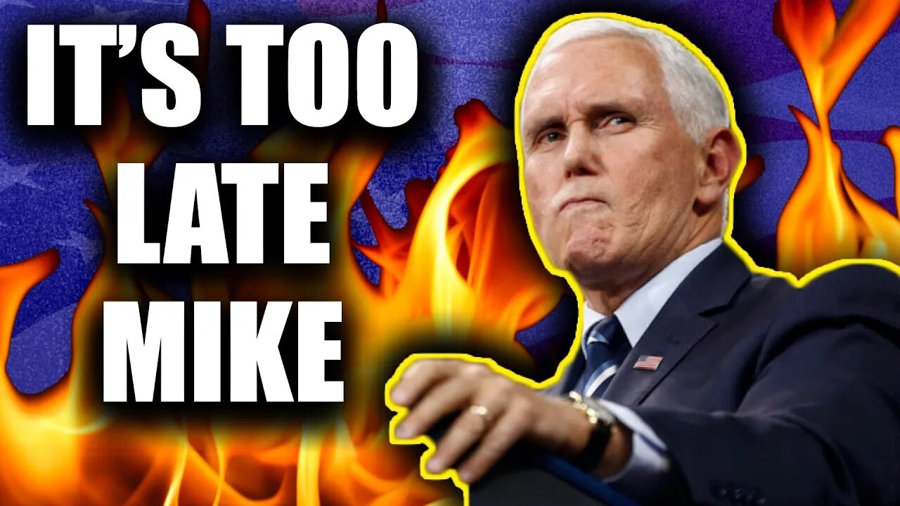 JUST IN: Mike Pence FINALLY Reveals The Truth...