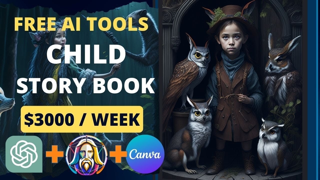 How to Earn Money Creating Children's Story Books with Free AI Tools. Chat GPT | LeonardoAI | Canva