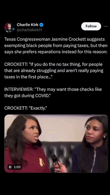 Racism from a US Constitution oath taking Congresswoman......they hate you