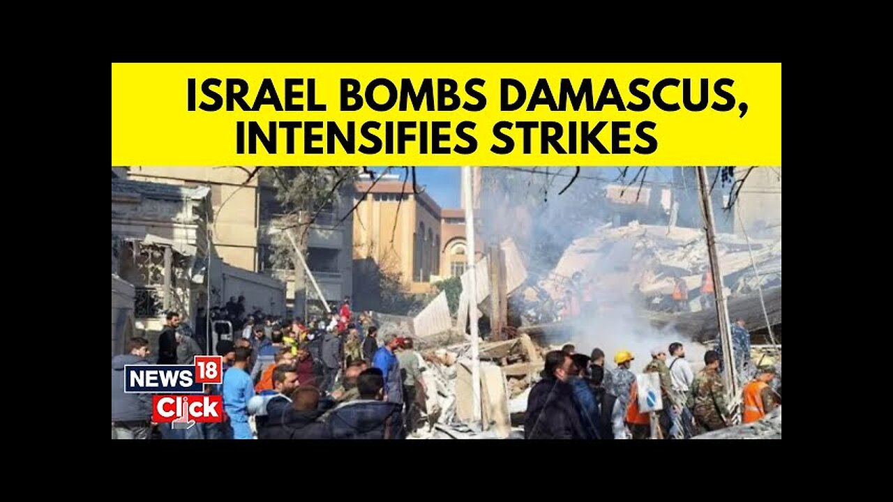 Israel Vs Syria War News | Israel Bombs Near Damascus As Syrians Celebrate Freedom | N18G