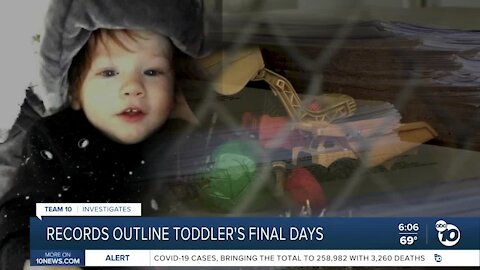 County records outline toddler's final days