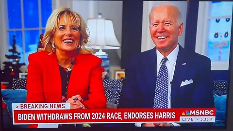 🚨 JUST IN: FLOTUS Spokesperson Announces Jill Biden is Dropping Out of 2024 Race