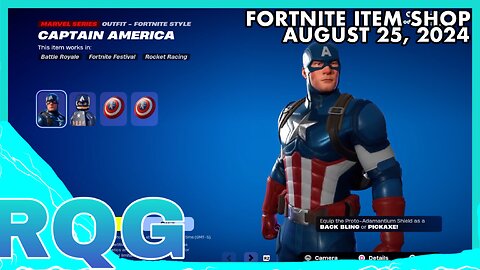 CAPTAIN AMERICA & MOGUL MASTERS ARE BACK! FORTNITE ITEM SHOP (August 24, 2024)