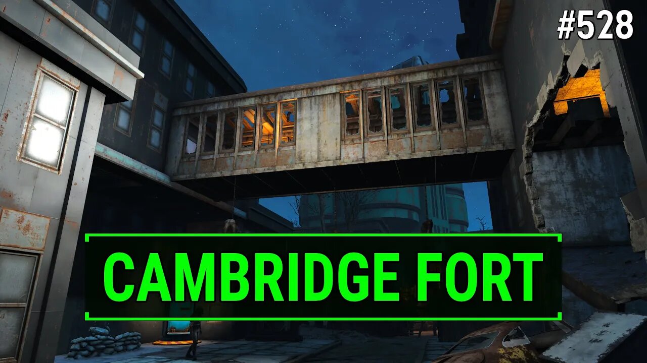 Fallout 4 Unmarked - Finding this Massive Cambridge Fort | Ep. 528