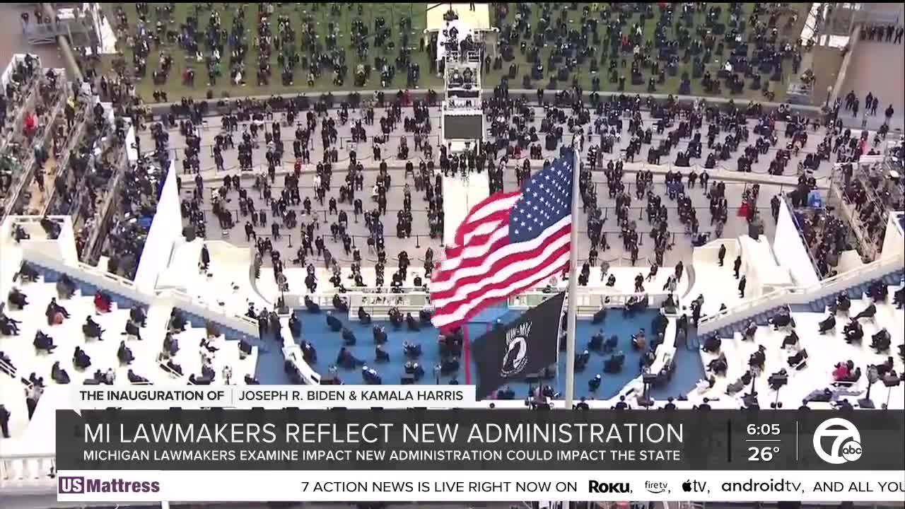 Michigan lawmakers reflect on Biden-Harris inauguration