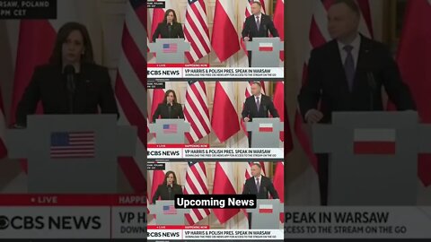 Clearly doesn’t understand optics. #kamalaharris #news #ukraine