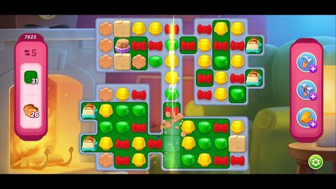 Playrix Homescapes Gameplay Walkthrough Level 7822