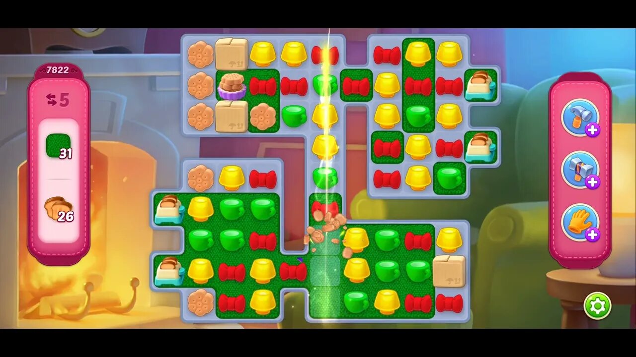 Playrix Homescapes Gameplay Walkthrough Level 7822