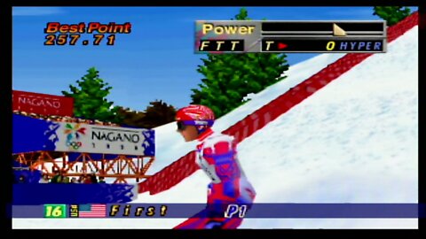 Nagano Winter Olympics 98 Gameplay