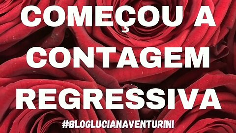 Começou a contagem regressiva #lucianaventurini #vivermelhor #silvioalbuquerque