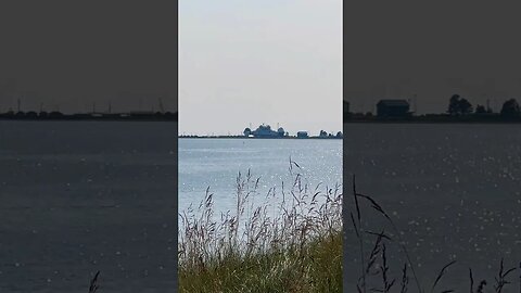 Northumberland Ferry seen from the Beach