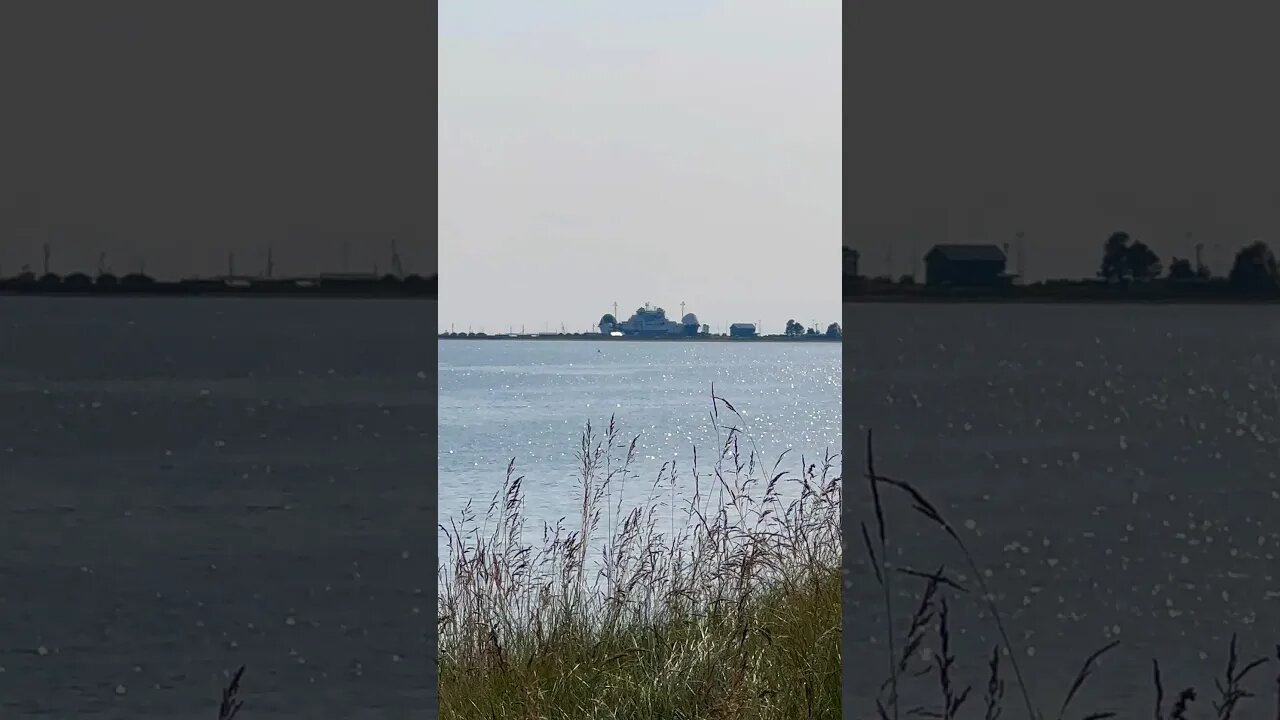 Northumberland Ferry seen from the Beach