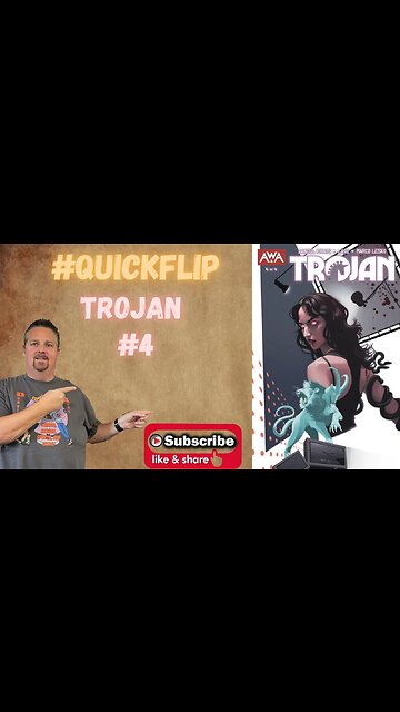 Trojan #4 Artists Writers & Artisans Inc #QuickFlip Comic Book Review Daniel Kraus,Laci #shorts