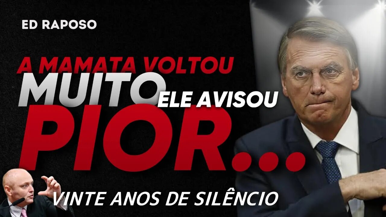 BOLSONARO CANSOU DE AVISAR: ATÉ QUANDO O POVO VAI AGUENTAR?