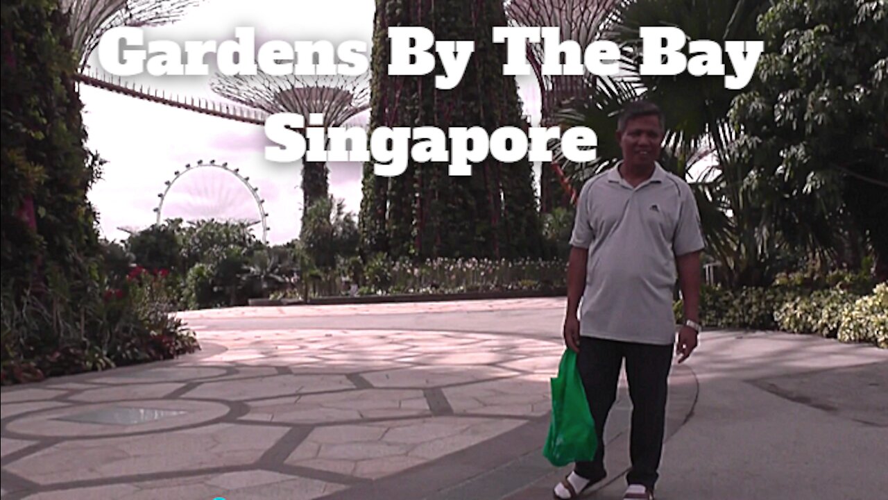 Gardens By The Bay Singapore With Papa and Sister