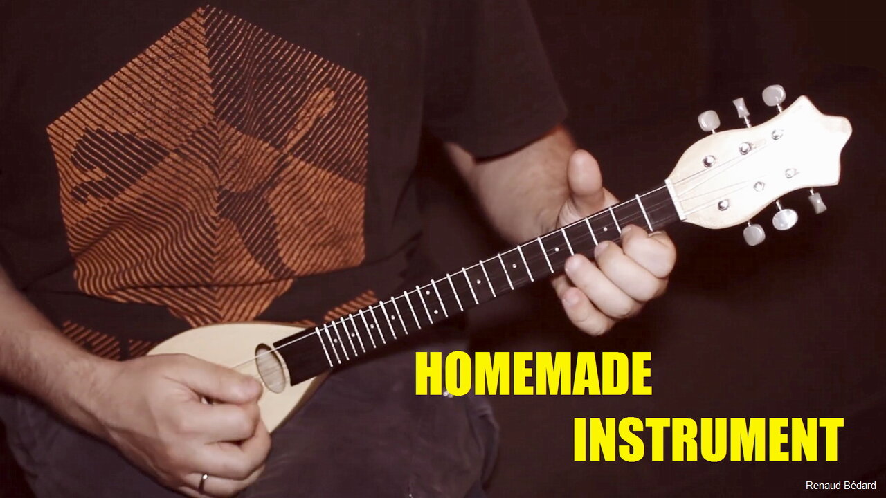 HOMEMADE MINI BOUZOUKI BAGLAMA MUSIC INSTRUMENT