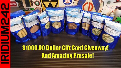 $1000 Giveaway From Freeze Dry Wholesalers And Pre-Sale!