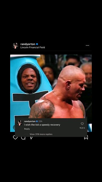 WWE Star Randy Orton Wishes IShowSpeed A Speedy Recovery