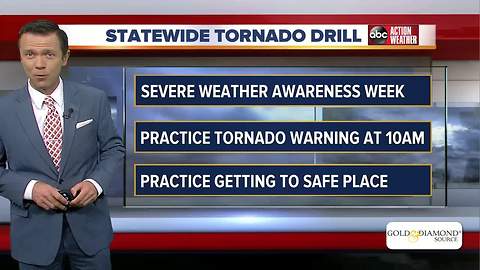 Statewide tornado drill happening Wednesday morning